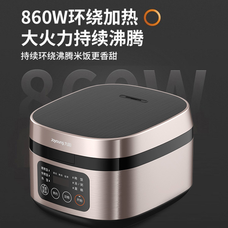 九阳电饭煲家用智能预约电饭锅大火力F40FY-F3304L铜匠厚釜内胆/1台