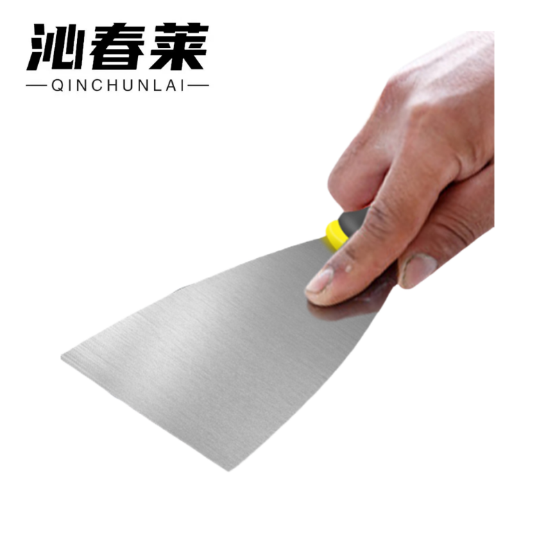 沁春莱双色塑柄油灰刀4寸/100mm/把高清大图