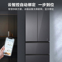 海尔(Haier)多门冰箱法式四开门343L容量一级双变频风冷无霜三档变温净味超薄BCD-343WLHFD9DSFU1
