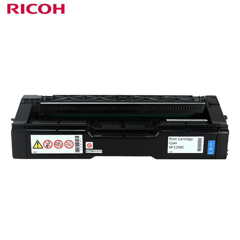 理光(Ricoh)SP C250C 蓝色墨粉盒 1600页 适用于SP C250DN/C261DNw/C261SFNw