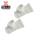 云型巨 PVC排水管检查口 pvc排水管配件检查口立检口 110mm 单位：个