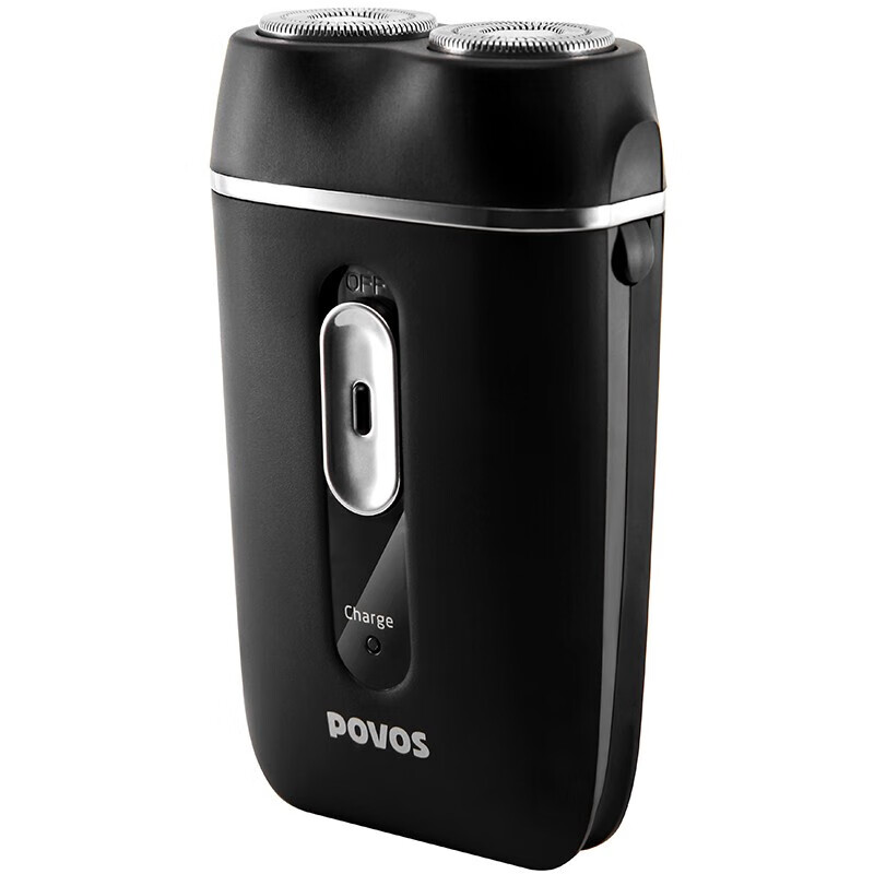 奔腾(POVOS)剃须刀 PQ2601黑色电动充电式刮胡刀男士双刀头便携剃胡须刀高清大图