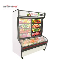华美(Huamei)LCD-1288X 1.2米双温麻辣烫冒菜商用展示柜冰柜冷柜 冷藏冷冻串串烧烤立式保鲜点菜柜