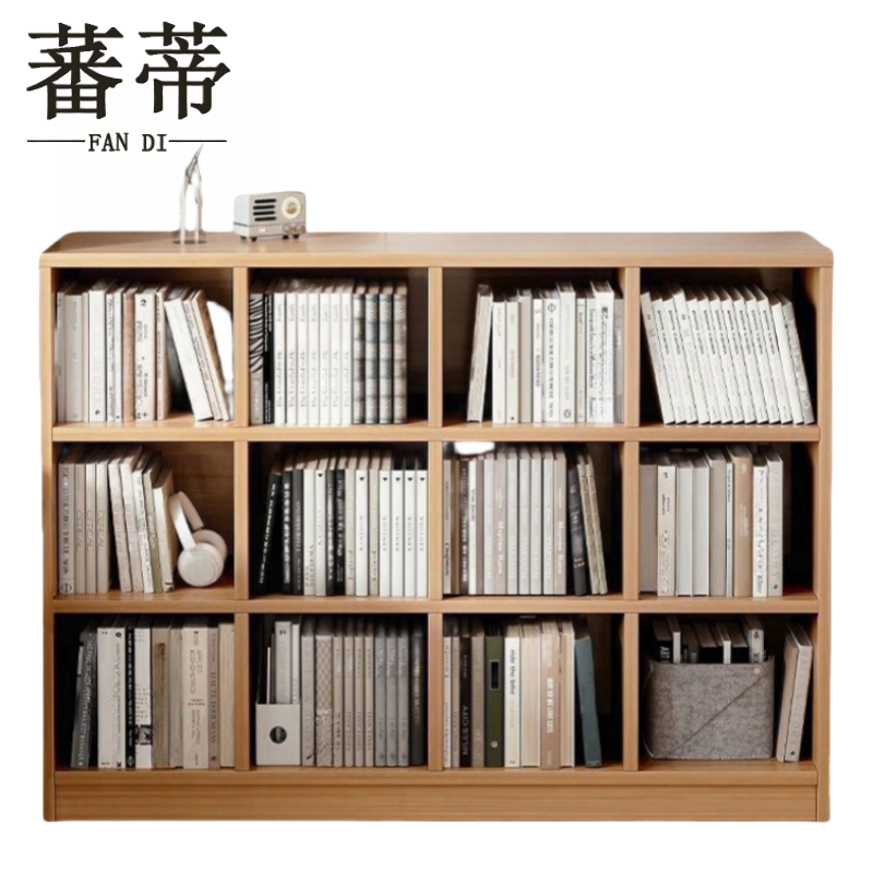 蕃蒂书柜落地柜高清大图