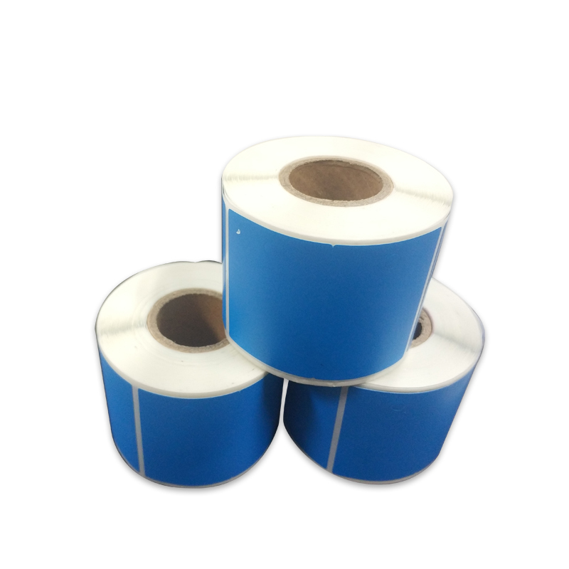 开仰kaiyangpm6045bdp不干胶标签纸馈线吊牌标签6045mm250片卷蓝色