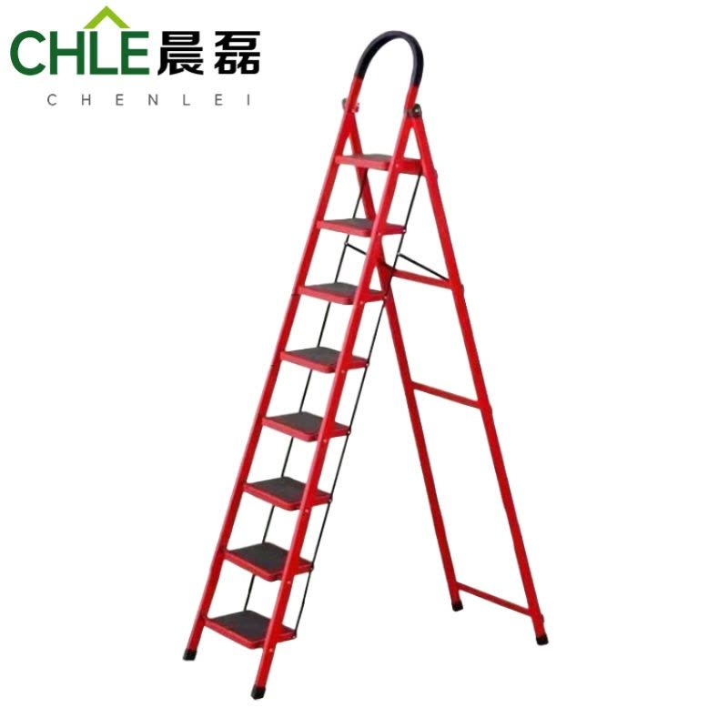 晨磊家用人字梯八步/个图片