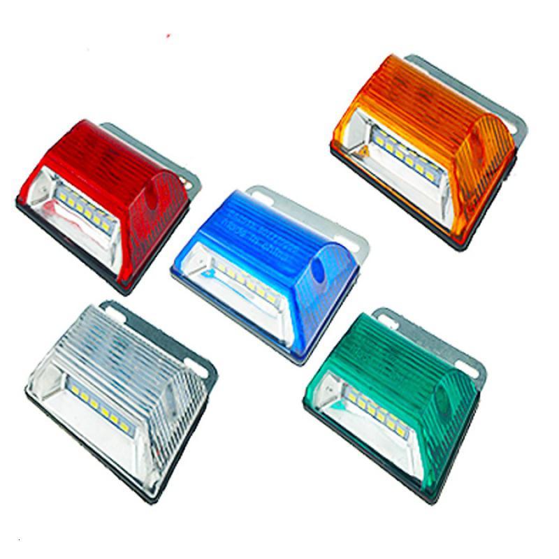 大货车侧边灯led24v超亮防水照地挂车边灯汽车腰灯爆闪灯多功能1212v