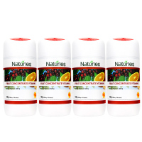 维生素c咀嚼片vc补充维c含片非泡腾片维生素抵抗力正品4瓶