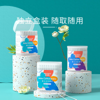 protefix婴儿棉签宝宝专用鼻屎婴幼新生儿童双头掏耳朵超细小勺头棉棒[体验装耳勺款]