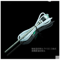 高精度pt100热电阻三线3线制温度传感器温控探头E电偶K型测温2线