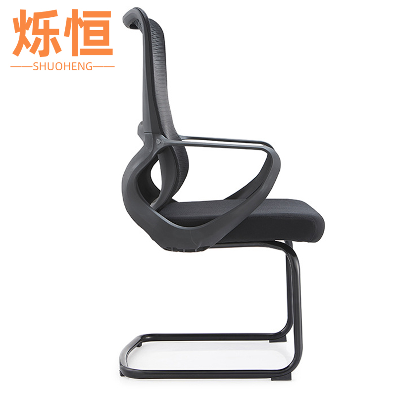 烁恒办公椅黑色把高清大图