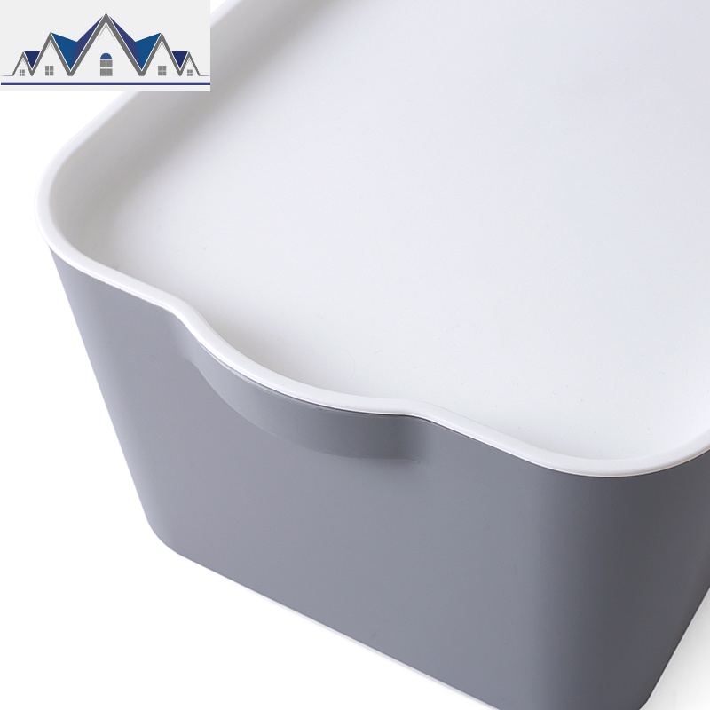 日式塑料收纳箱有盖大号衣服收纳盒玩具整理箱书本储物箱可叠加_1_947高清大图