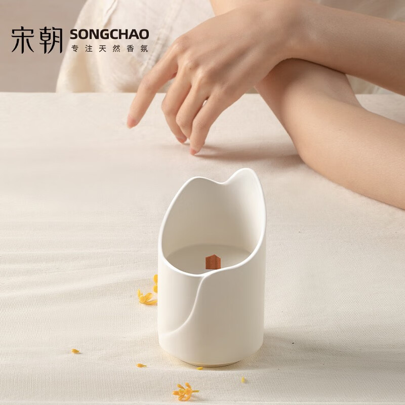 宋朝 半云系列香薰蜡烛 冬日雪松110g高清大图