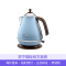 德龙(DeLonghi) KBOV2001 家用电热水壶 进口温控器 不锈钢 1.7L电水壶 淡蓝色