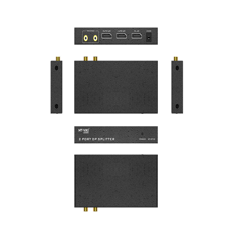 迈拓维矩 DP102 高清DP分配器一进二出 DisplayPort分屏器分支器一分二 4K