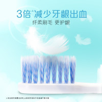高露洁(Co1gate) 纤柔双效旋白细毛软毛小头牙刷2支(旋白深洁)新老包装随机发