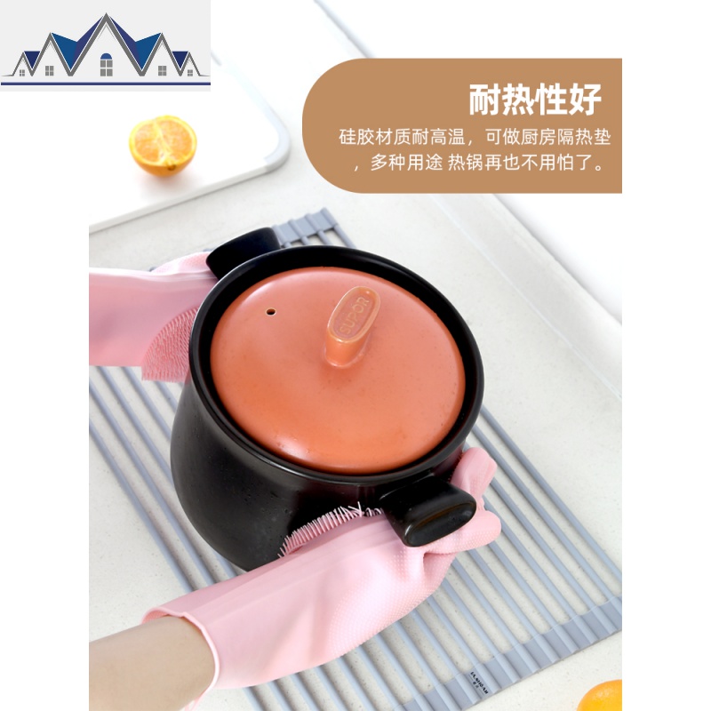 水沥水架可折叠不锈钢厨房收纳碗架篮放碗碗碟洗碗池置物架 三维工匠高清大图