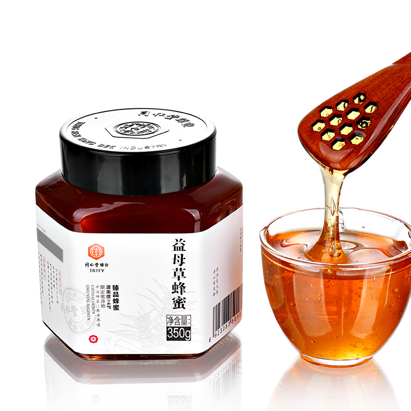 北京同仁堂蜂业枣花蜂蜜350g/瓶 天然农家自产土百花蜂蜜 枣花蜜天然滋补蜂蜜 波美度 ≥43° 瓶装液态蜜