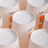 茶花(CHAHUA)一次性杯子100 只装218ml惠享一次性纸杯子加厚大号咖啡杯水杯 307003