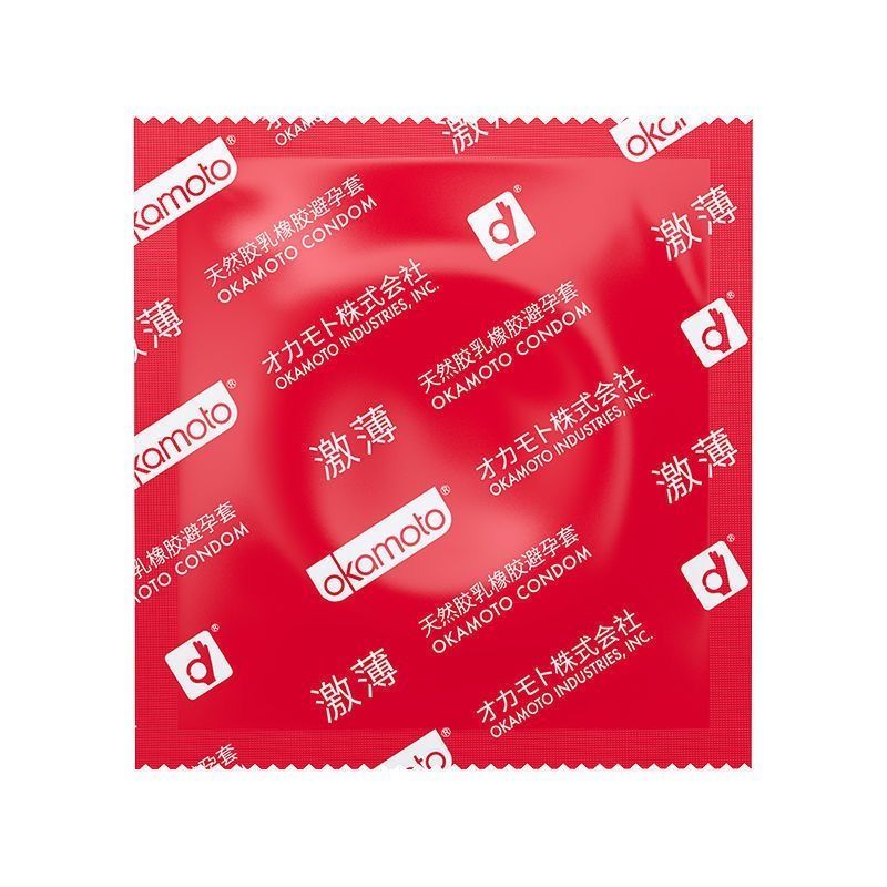 冈本激薄3只装避孕套男用超薄落入安全套夫妻房事中号53mm保险套情趣计生用品套套高清大图