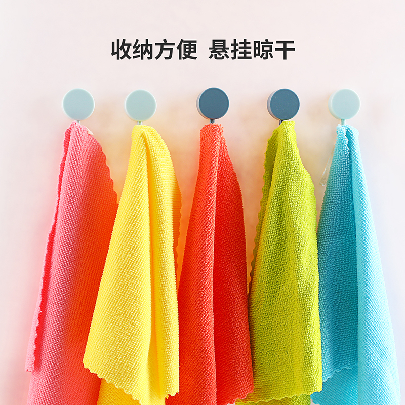 抹布厨房专用毛巾洗碗布家用擦桌子清洁不掉毛吸水不沾油