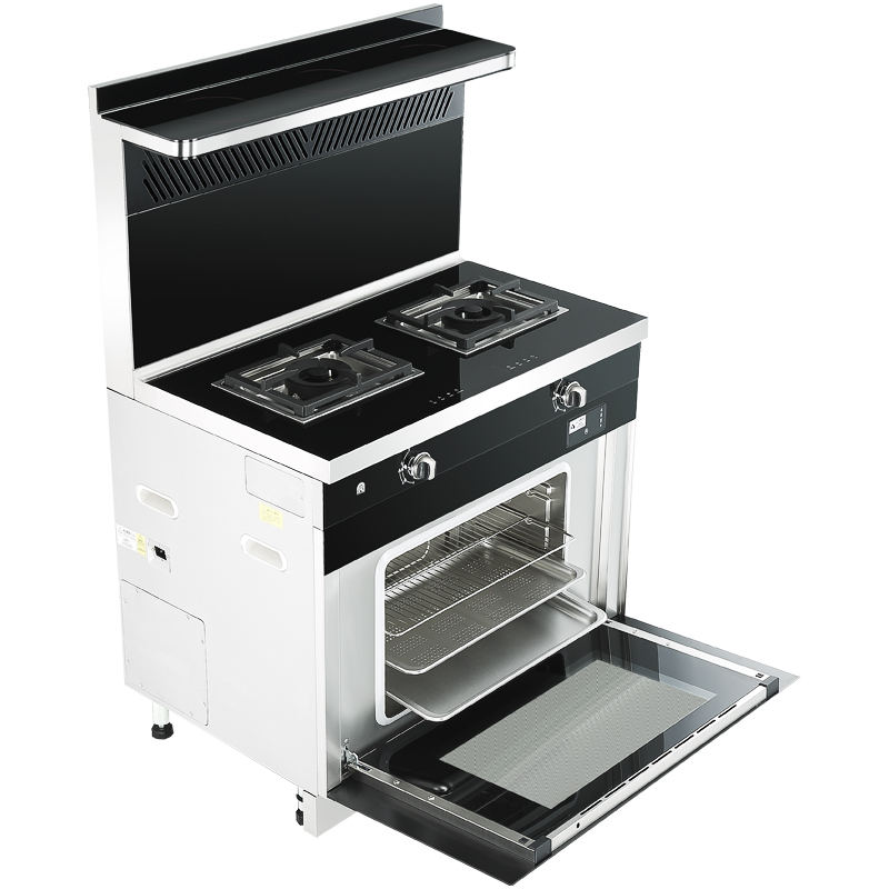 容声(RONGSHENG)蒸烤独立集成灶 家用顶吸油烟机 自清洁 燃气灶双灶 一级能效容声JJZT-WE2252ZK高清大图