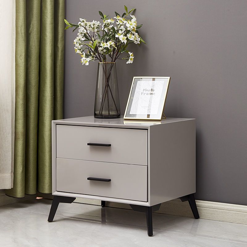 工匠时光北欧床头柜床边收纳储物柜北欧现代简约置物柜卧室百搭二斗柜