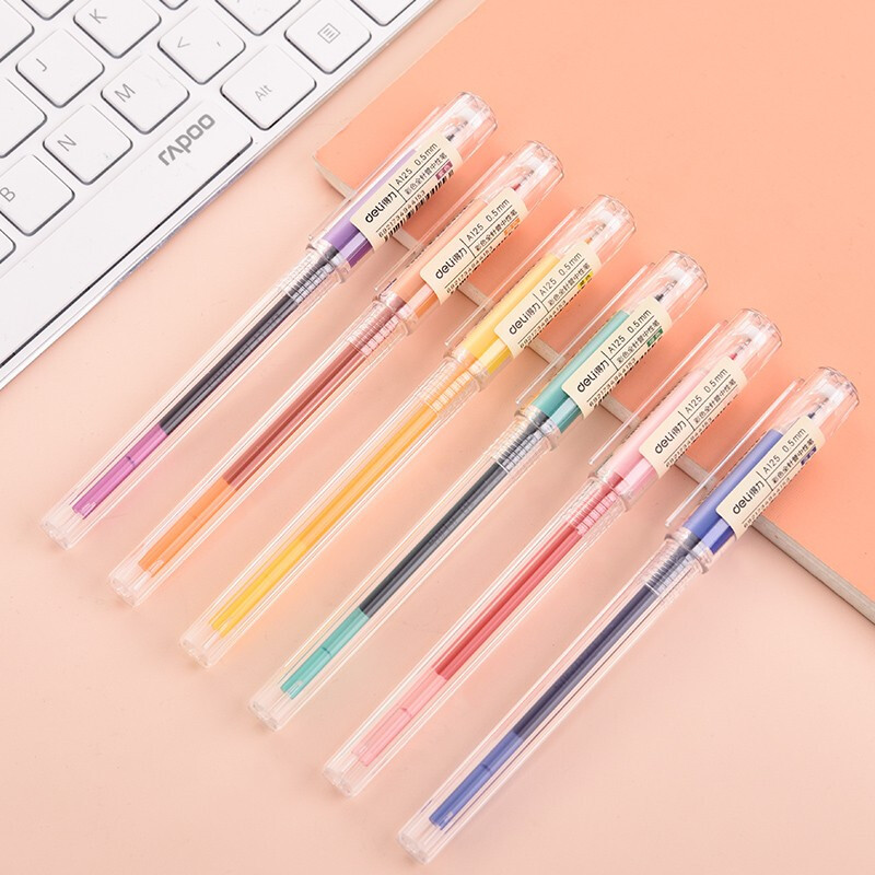 得力(deli)彩色中性笔0.5mm