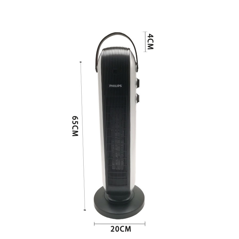飞利浦(PHILIPS)取暖器/电暖器/电暖气 家用塔式立式摇头 恒温倾倒断电定时功能3档调节暖风机