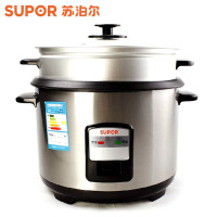 苏泊尔(SUPOR)电饭锅电饭煲 4L不锈钢 机械电饭锅 老式电饭锅底盘加热