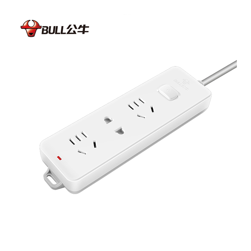 公牛(BULL) GN-210(S) 3插位1.8米 单开插排接线板插板家用电源插线板(单位:个)
