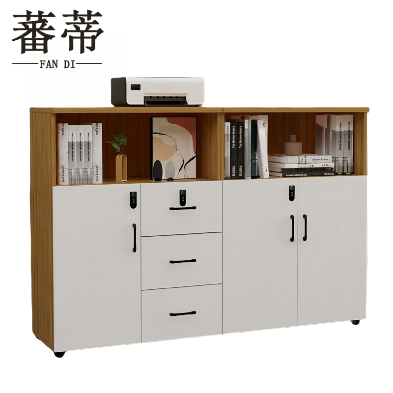 蕃蒂文件柜三门三抽台