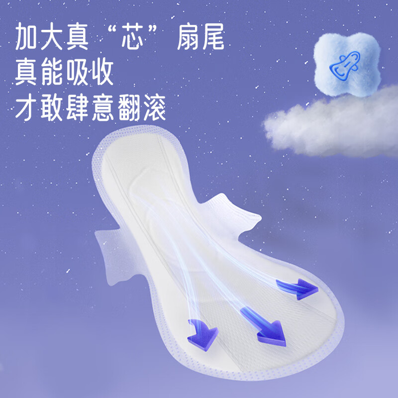 七度空间优雅系列超薄338mm*5片*8包(40片夜用组合)5QUC8808(包装)高清大图