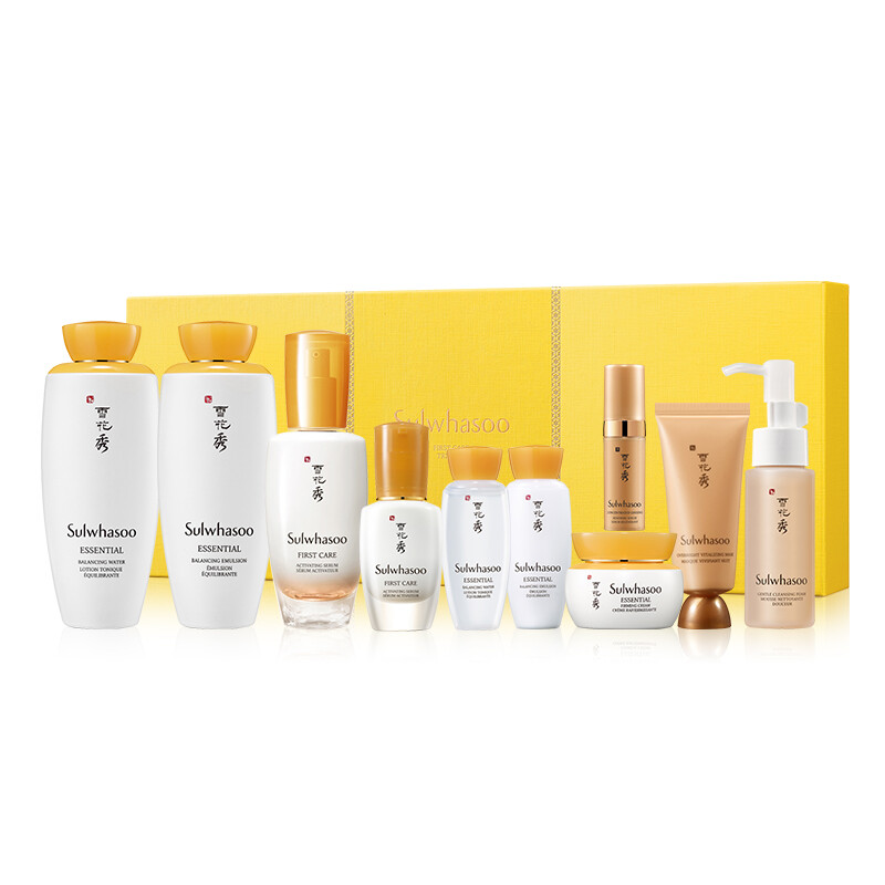 sulwhasoo雪花秀套装 滋盈肌本全明星十件套 润颜平衡水乳液面霜精华
