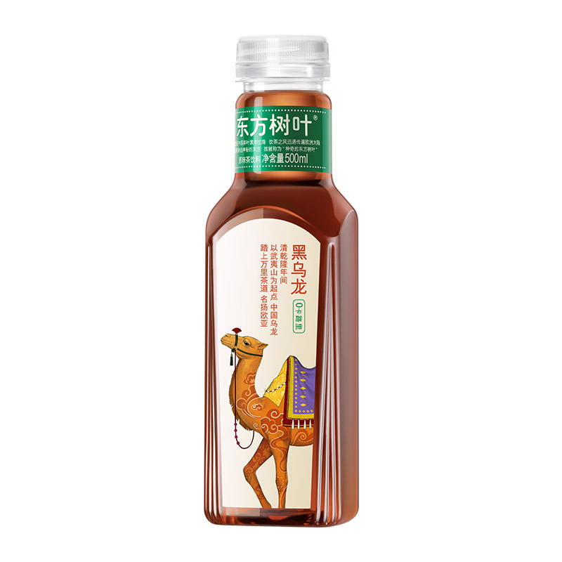 农夫山泉东方树叶新黑乌龙原味茶500ml*15瓶整箱无糖饮料高清大图