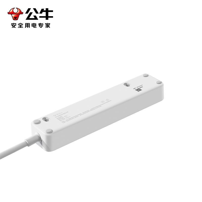 公牛(bull)GN-Z1221T全长3米四插位插座插排带线多功能家用拖接线板宿舍排插多孔位延长线插线板
