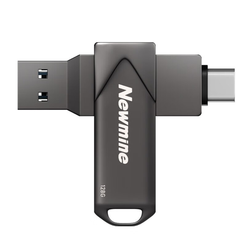 纽曼(Newmine)Type-C手机U盘金属USB3.1高速读写双接口手机电脑用闪存盘优盘UT05(64GB)高清大图