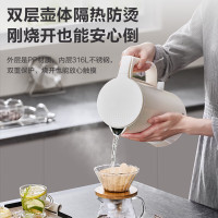 苏泊尔(SUPOR)SW-20J07A 电水壶烧水壶2L大容量家用开水壶 不锈钢电热水壶