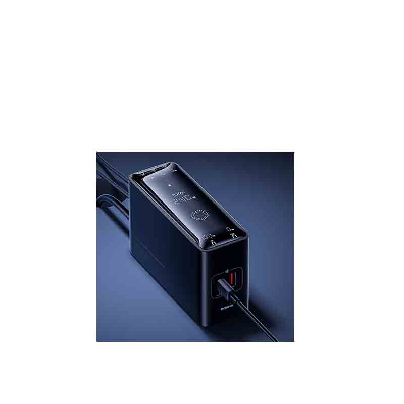 倍思240W氮化镓充电器套装智能桌面充电站Type-C多口快充头适用苹果MacbookPro联想华为电竞游戏笔记本