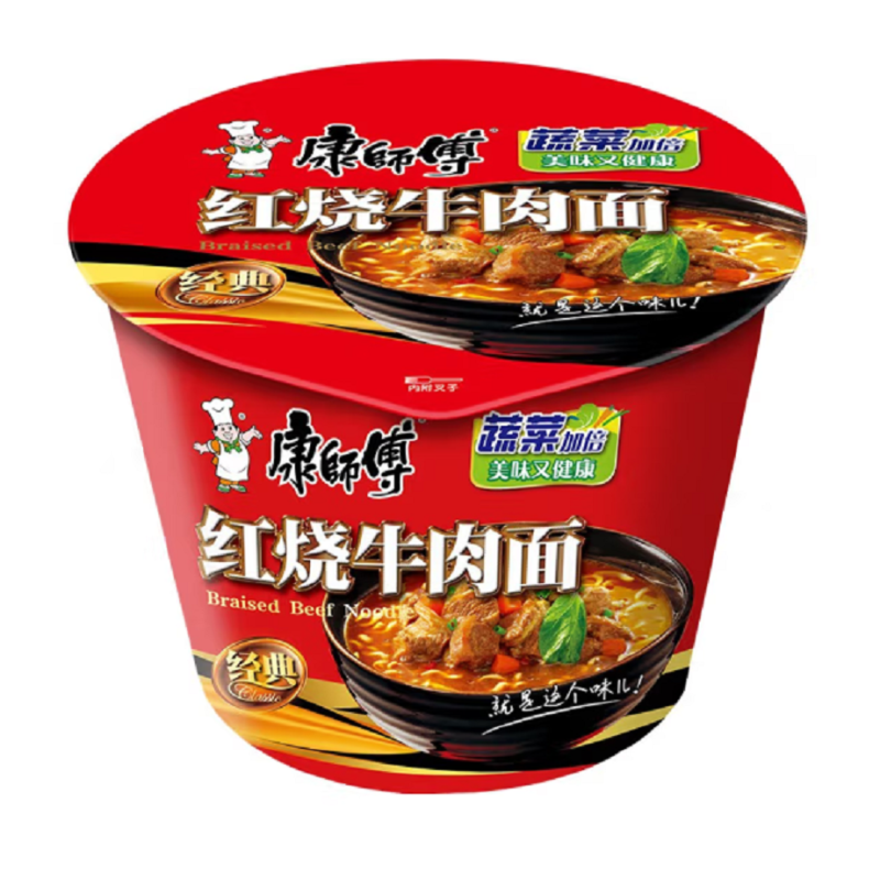 康师傅 方便面 桶装 12盒/件 1件装