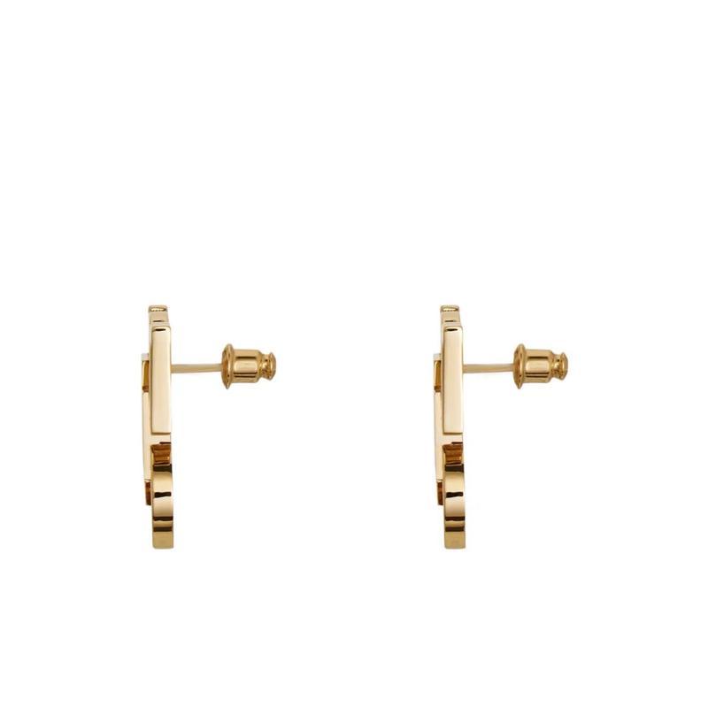Ferragamo女款 brass 材质 四圈经典 耳夹 时尚百搭 无耳洞装饰耳环