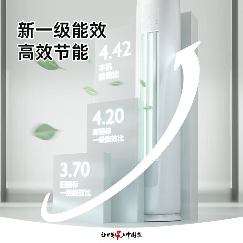 格力空调2匹 天仪 新一级能效 变频冷暖 自清洁 智能WiFi 大风量客厅立式柜机高清大图
