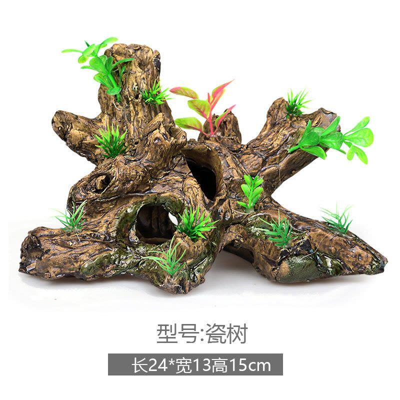 鱼缸造景装饰海绵宝宝公仔水族箱卡通树脂小摆件鱼虾躲避屋图片