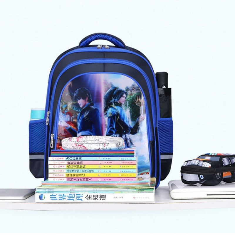 儿童卡通书包斗罗大陆唐三小舞小学生男奥特曼123456年级减负双肩包