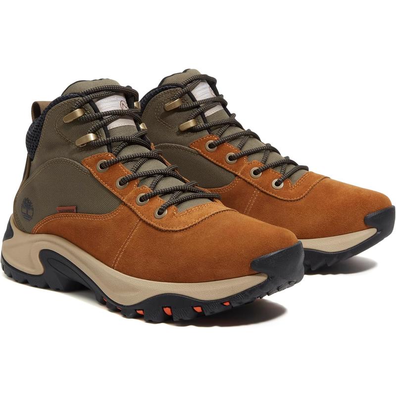 Timberland男士防水登山靴舒适耐磨户外徒步靴适合各种地形高清大图