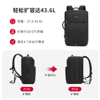 爱华仕移动办公双肩包大容量多功能商务背包电脑包男17.3寸旅游包