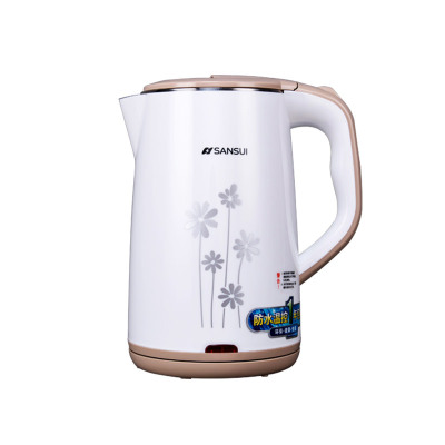 山水(SANSUI) YY-18B-08 不锈钢电热水壶 快速壶 烧水壶