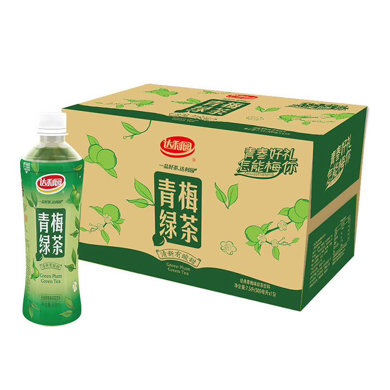 达利园 青梅绿茶 经典青梅味 500ml*15瓶 箱装 饮料