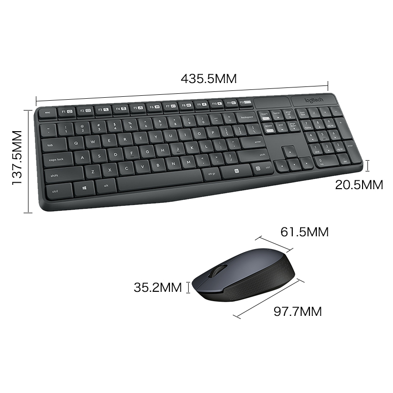 罗技(Logitech)MK235 键鼠套装 (单位:套)