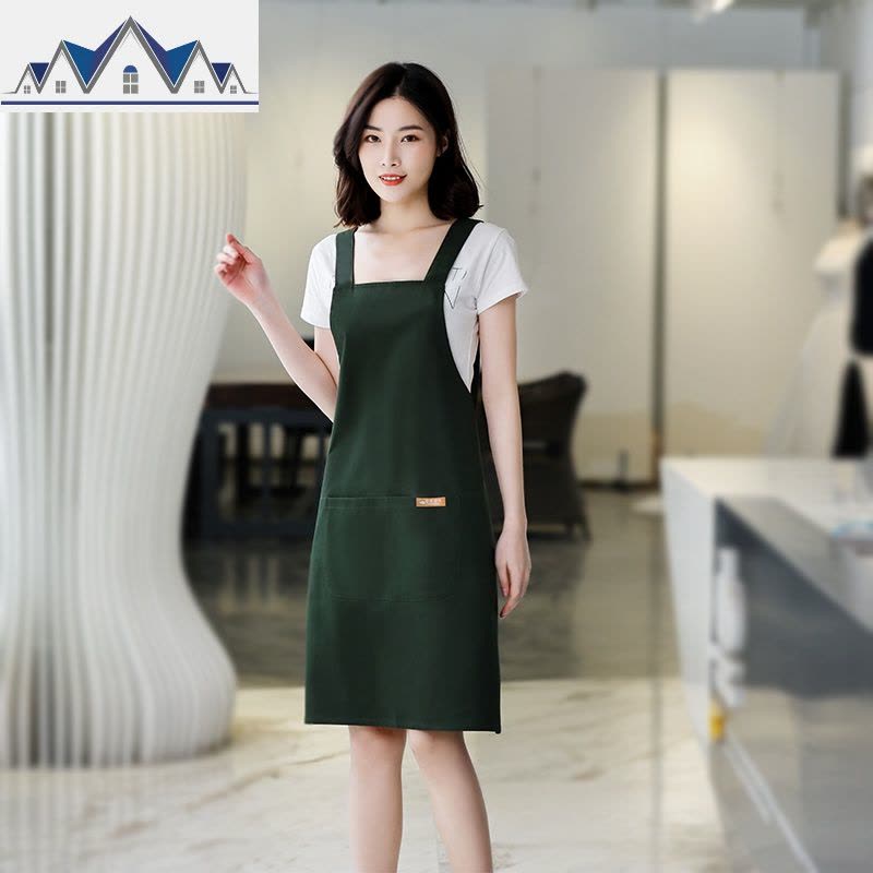 围裙厨房防水防油可爱工作服韩版时尚家用围腰男女定制印LOGO 三维工匠图片